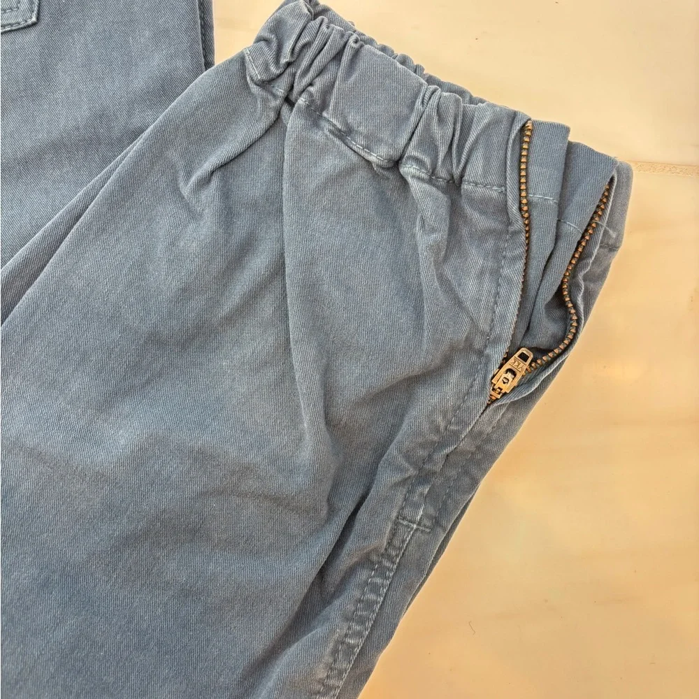 Nili Lotan Cropped Military Pant Washed Navy Size 6 - Picture 5 of 12